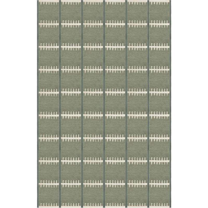 Lilly Wool Rug 300x400 cm, Green