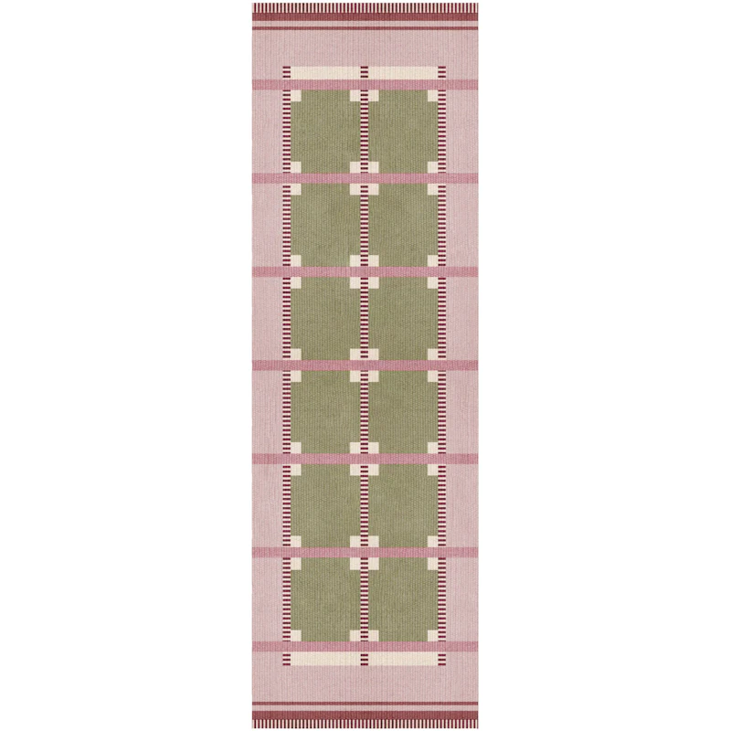Röllakan Ruth Wool Rug 75x240 cm, Spring Grass