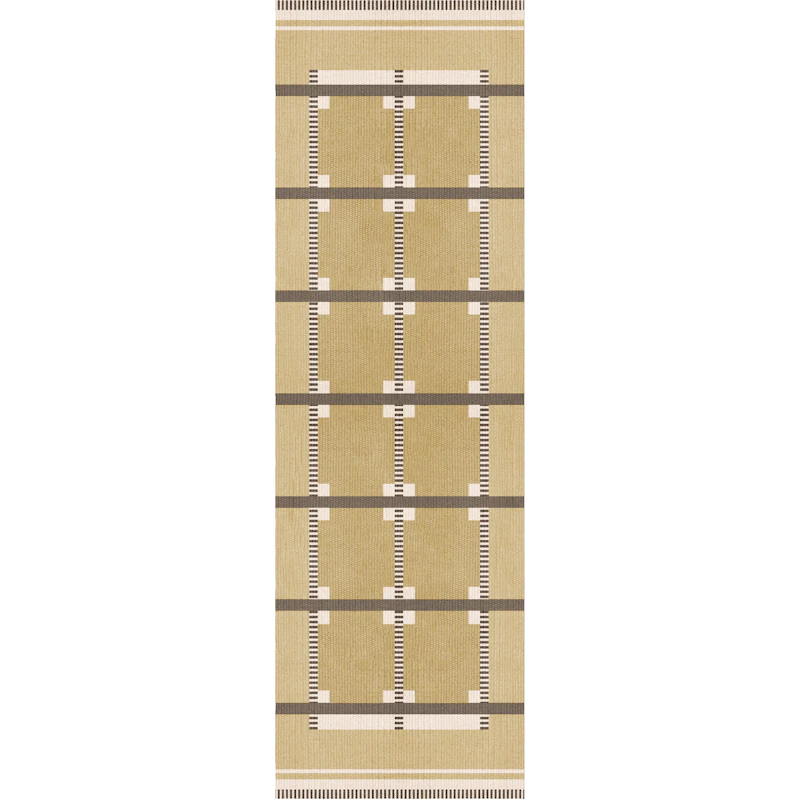 Röllakan Ruth Wool Rug 75x240 cm, Harvest Yellow