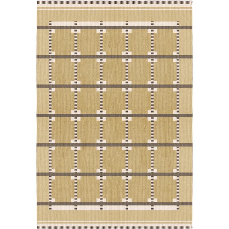 Röllakan Ruth Wool Rug 140x200 cm, Harvest Yellow