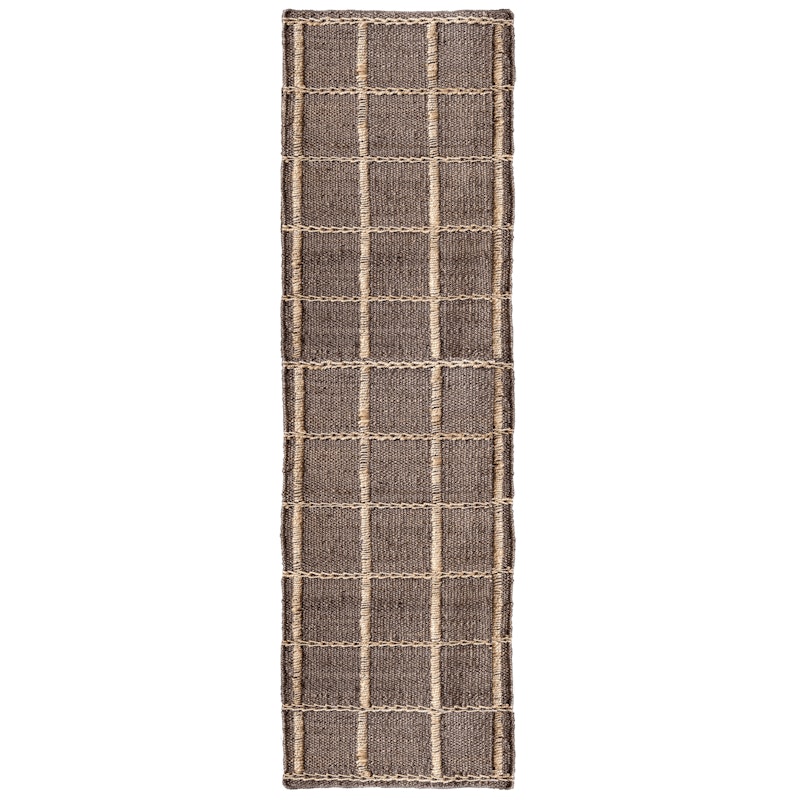 Strata Jute Rug 75x240 cm, Brown