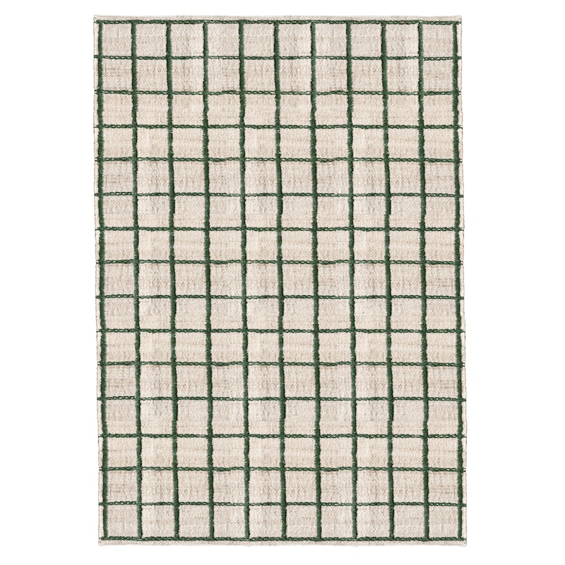 Strata Jute Rug 200x300 cm, Green