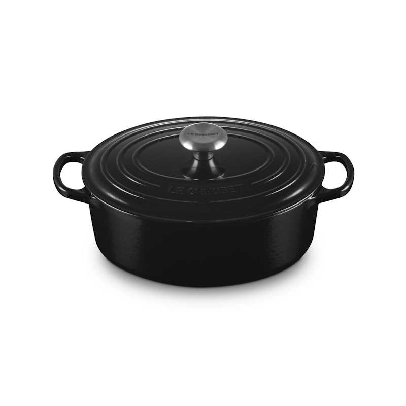 Signature Pot Oval 27 cm, Black