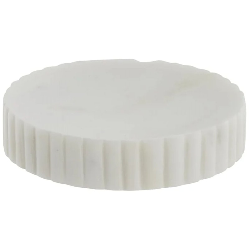 Eliana Soap Dish Ø12 cm, White