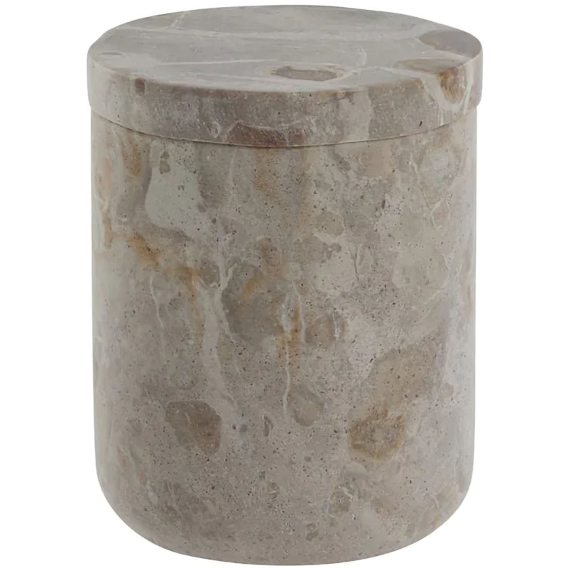 Ellia Jar With Lid, Linen