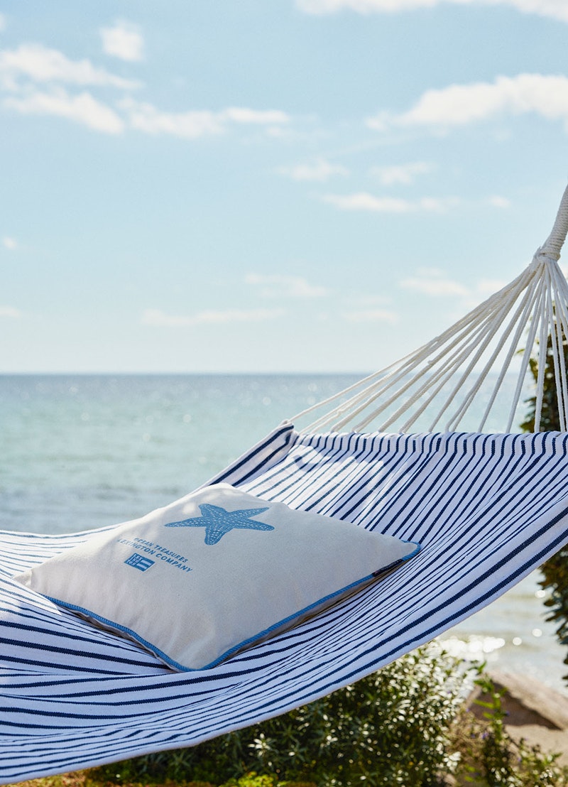 Hammock, Blue/White