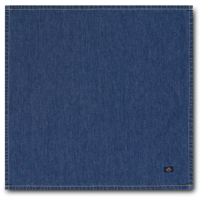 Icons Cotton Twill Denim Napkin, 50x50 cm