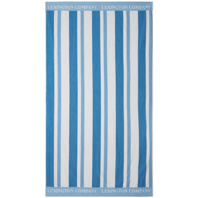 Striped Beach Towel 100x180 cm, Blue