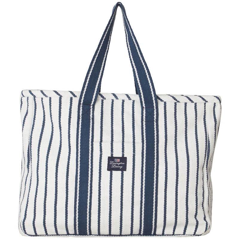 Tote Bag 45x65 cm, Blue/White