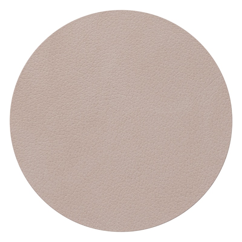 Circle Glass Coaster Nupo 10 cm, Clay Brown