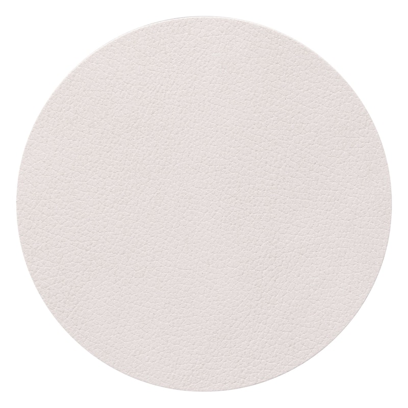 Circle Glass Coaster Nupo 10 cm, Oyster White