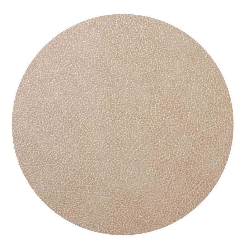 Circle M Table Mat Hippo Ø30 cm, Sand