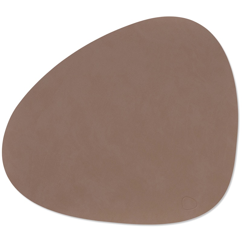 Curve L Table Mat Nupo 37x44 cm, Truffle