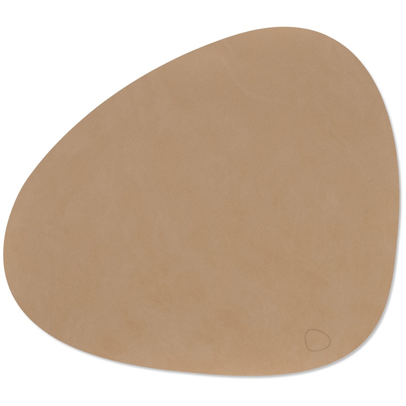 Curve L Table Mat Nupo 37x44 cm, Nougat