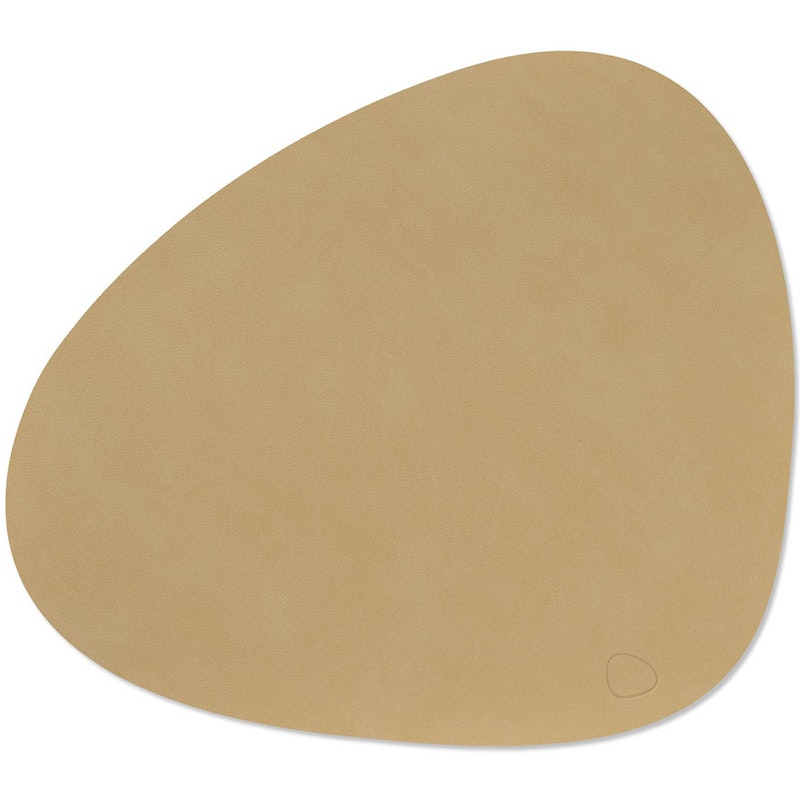 Curve L Table Mat Nupo 37x44 cm, Khaki