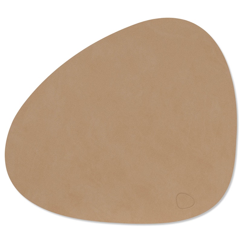 Curve M Table Mat Nupo 31x35 cm, Nougat