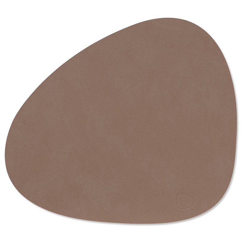 Curve M Table Mat Nupo 31x35 cm, Truffle