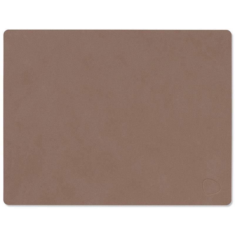 Rectangle M Table Mat Nupo 26x34 cm, Truffle