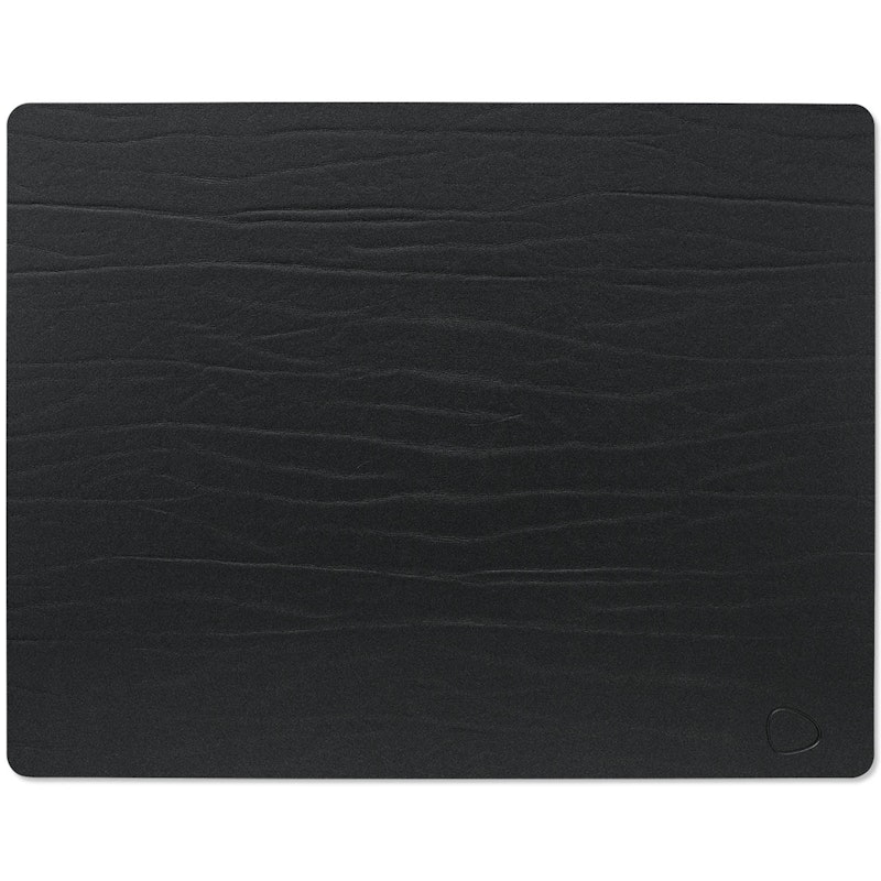 Square L Table Mat Buffalo, 35x45 cm, Black