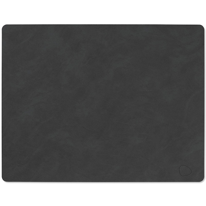 Square L Table Mat Nupo 35x45 cm, Black