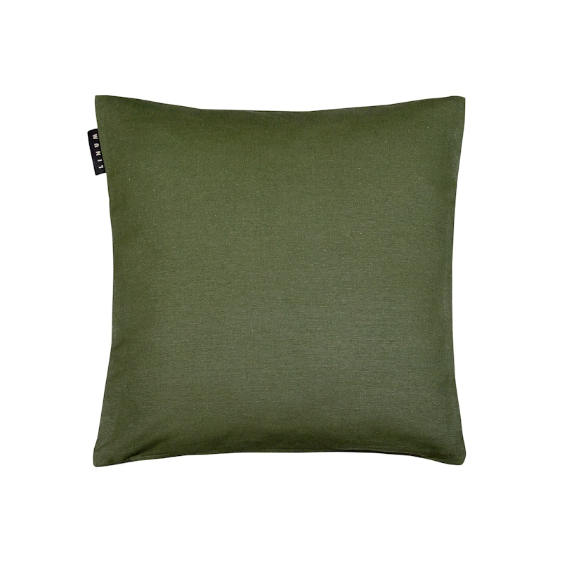 Annabell Cushion Cover 40x40 cm, Dark Olive Green