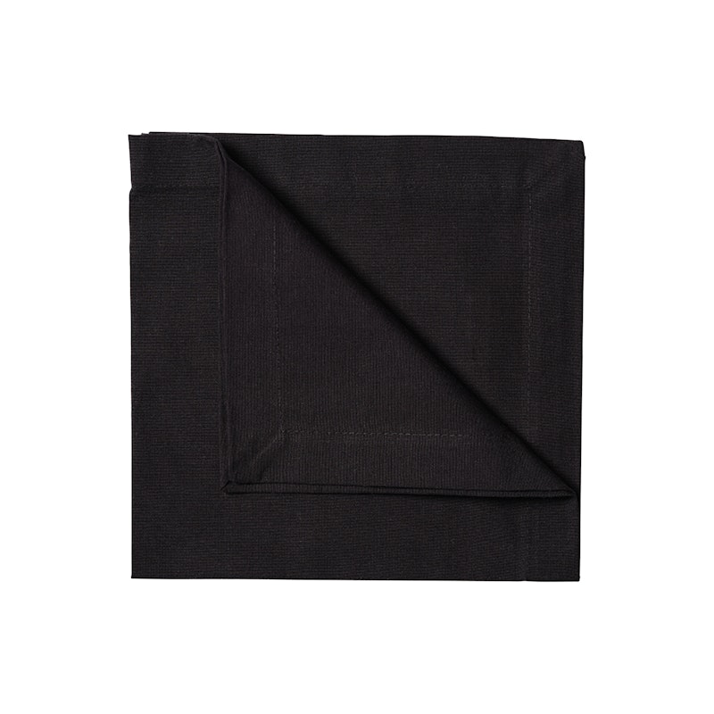 Robert Cloth Napkin 45x45 cm 4-pack, Black