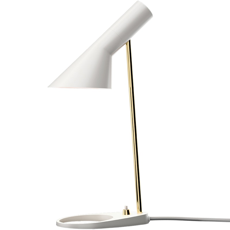 AJ Mini Table Lamp Anniversary Edition, Matte White / Pale Rose