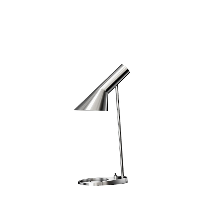 AJ Mini Table Lamp, Polished Stainless Steel