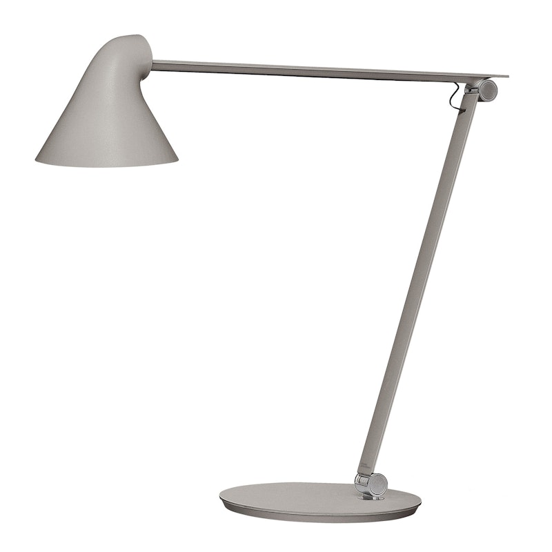 NJP Table Lamp, Light Grey