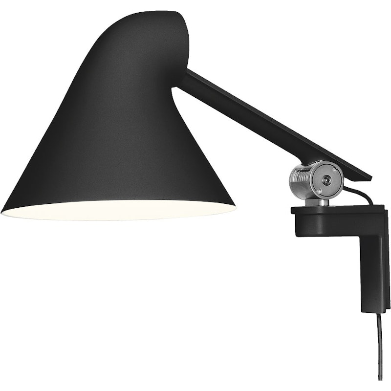 NJP Wall Lamp Short Arm, Black