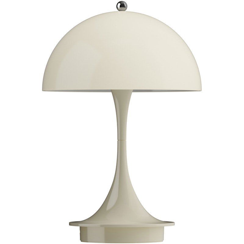 Panthella 160 Table Lamp Portable, Opal Beige