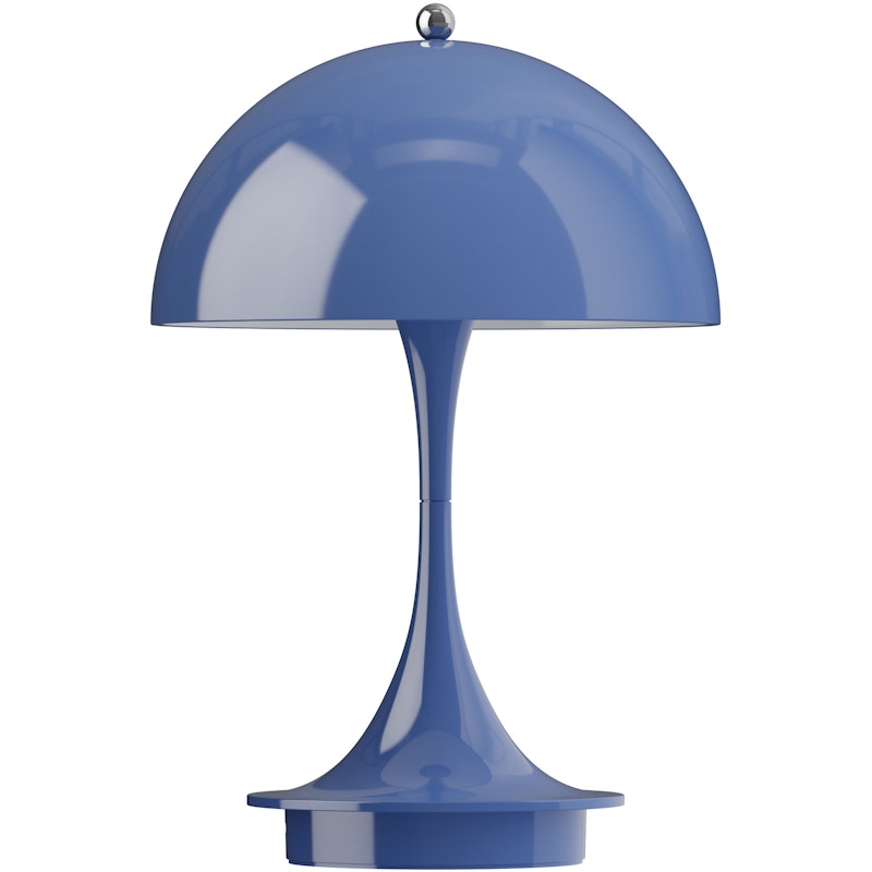 Panthella 160 Table Lamp Portable, Opaque Indigo