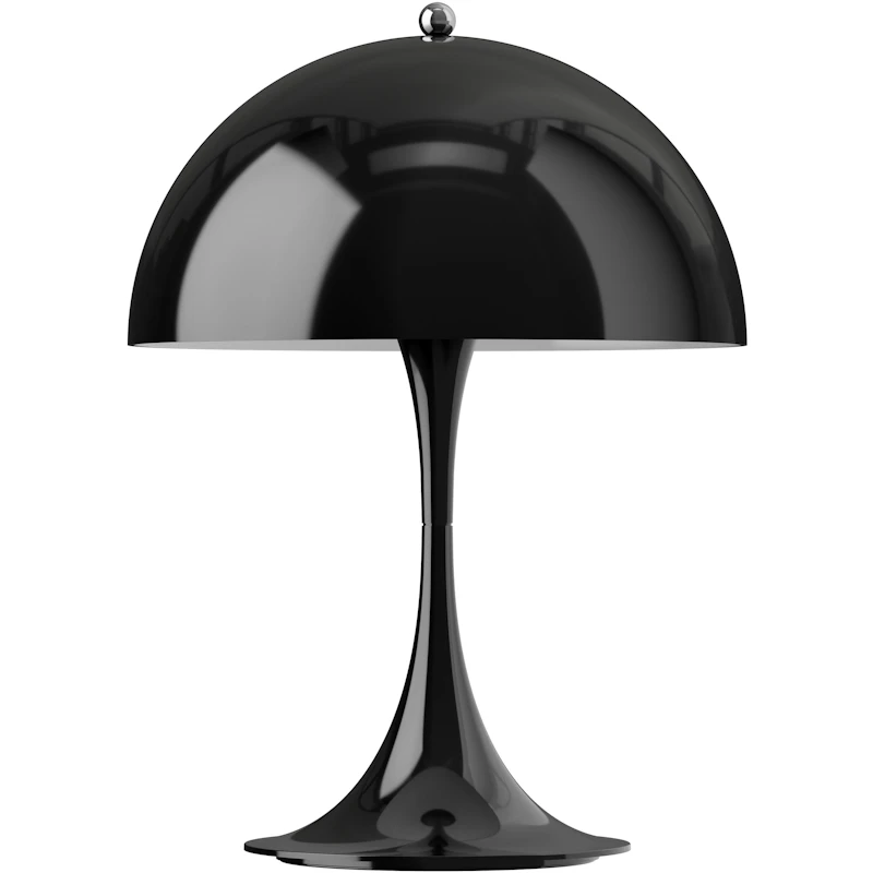 Panthella 250 Table Lamp Portable, Opaque Black