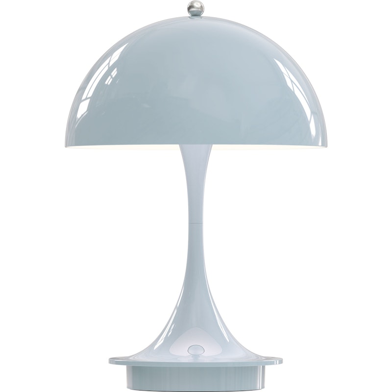 Panthella 160 Table Lamp Portable, Pale Blue