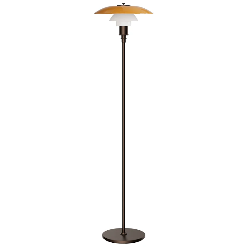 PH 3½-2½ Floor Lamp, Centenary Edition, Amber / Opal