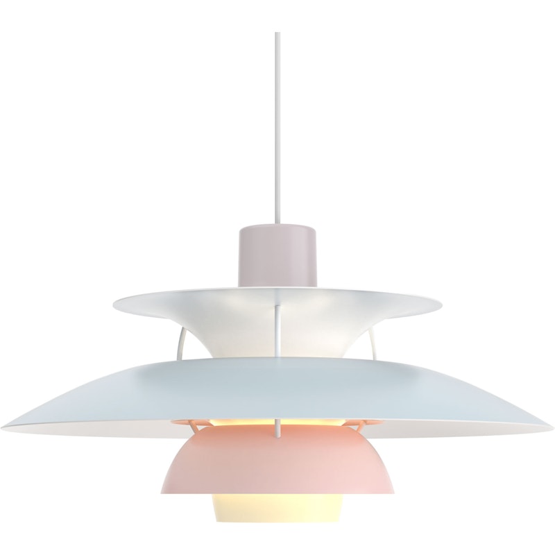 PH 5 Pendant, Pastel Oyster Grey / Blue / Pink