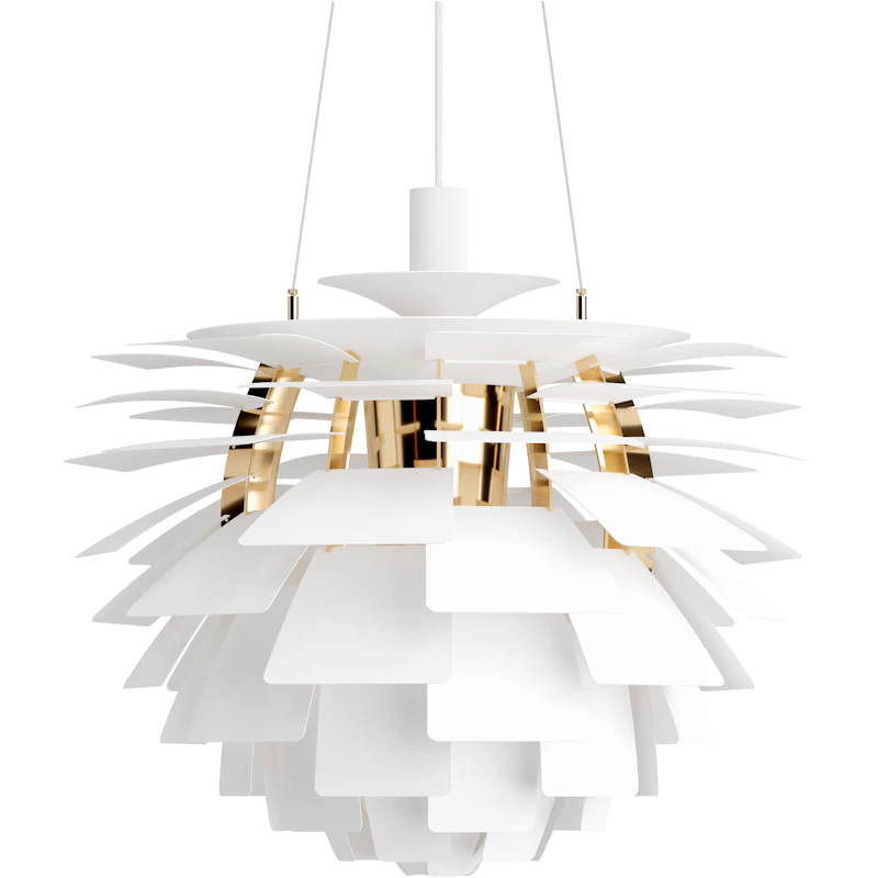 PH Artichoke Pendant 60 cm, Brass / Soft White