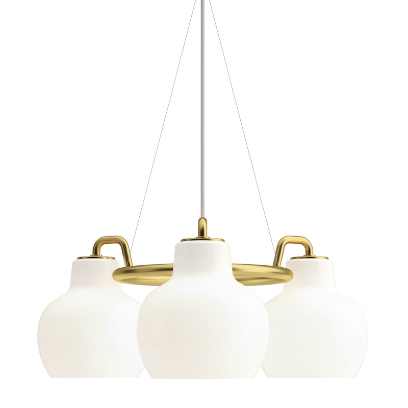 VL Ring Crown 3 Chandelier, Brass