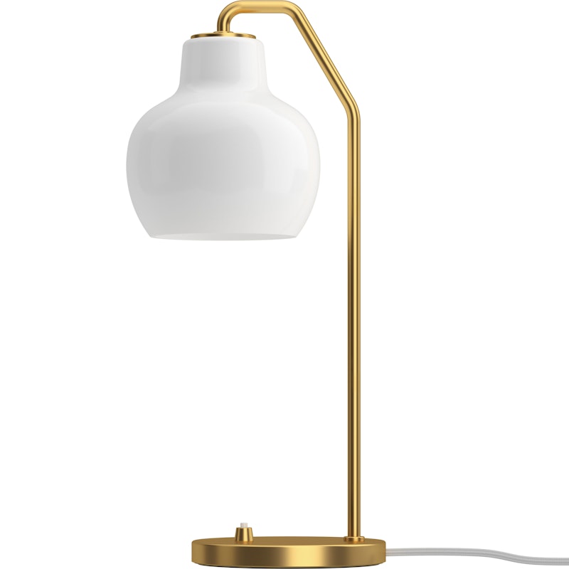 VL Ring Crown Table Lamp, Brass / Opal Glass