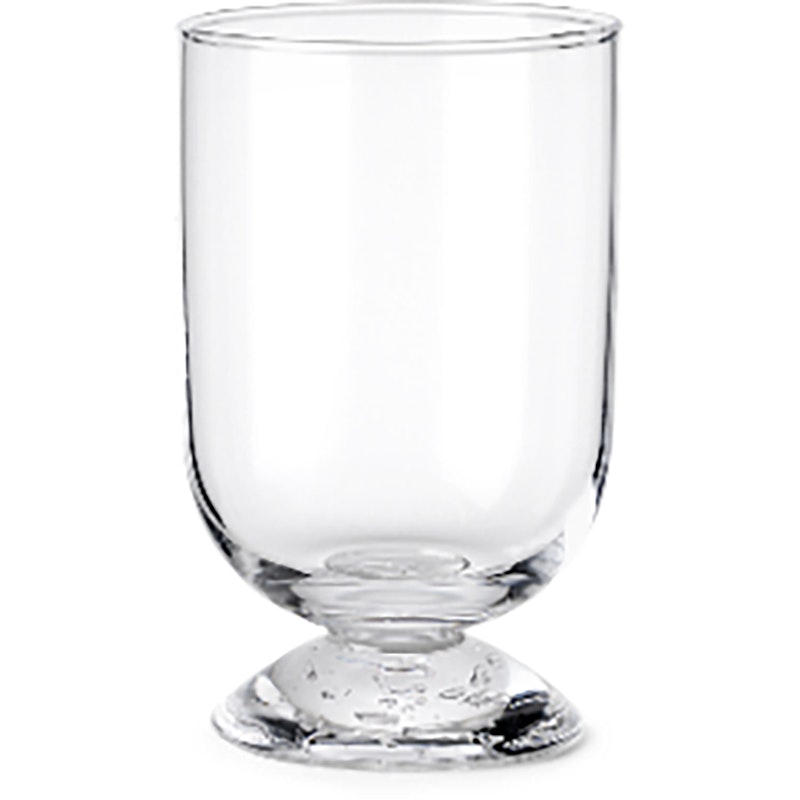 Bubble Glass Water Glass 16 cm, plain top