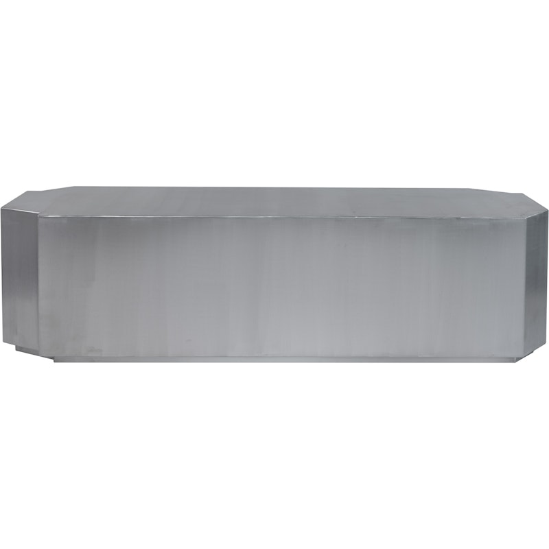 Funki Bench 46x176 cm, Brushed Aluminium