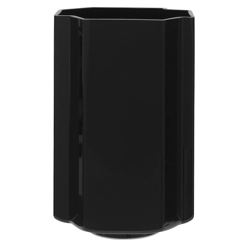 Funki Asymmetric Vase 34 cm, Black