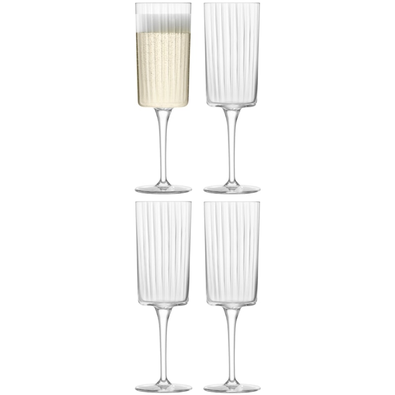 Gio Line Champagne Glasses, 4-pack