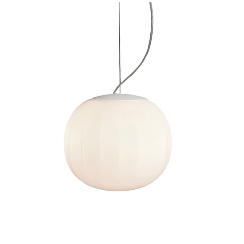 Lita Pendant 30 cm, White / Opal Glass