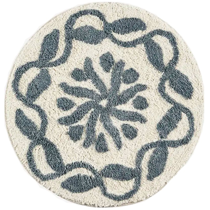 Bathroom Rug Ø60 cm, Dusty Blue