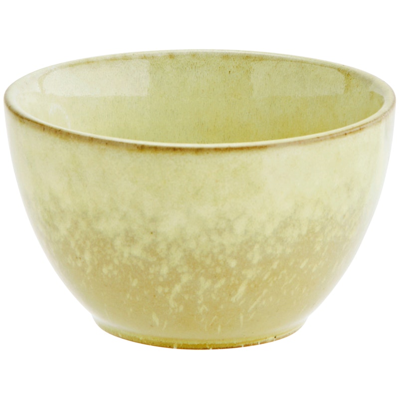 Bowl Ø13 cm, Green / Light Yellow