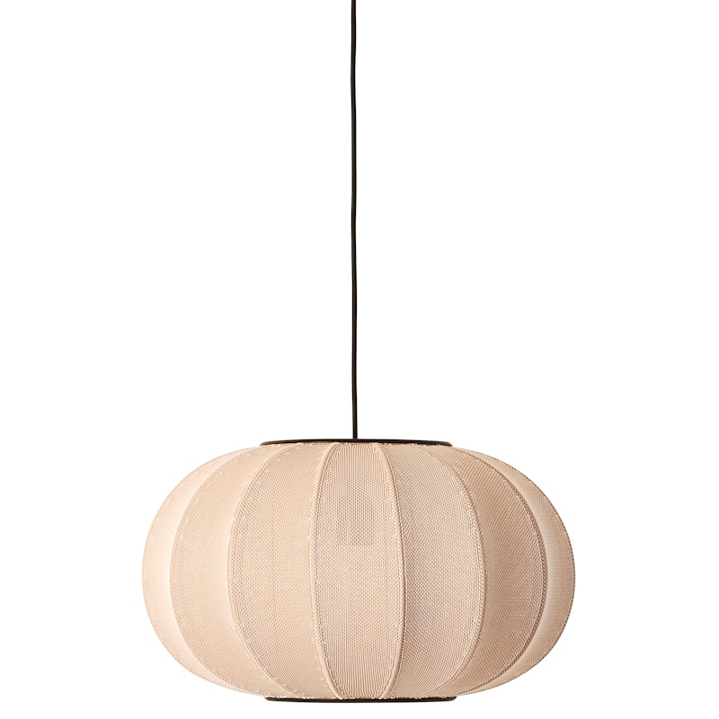Knit-Wit LED Pendant Oval Ø45 cm, Sand Stone