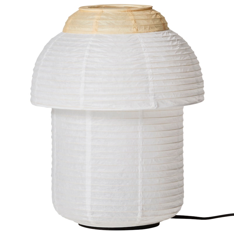 Papier Double Table Lamp Ø30 cm, Soft Yellow
