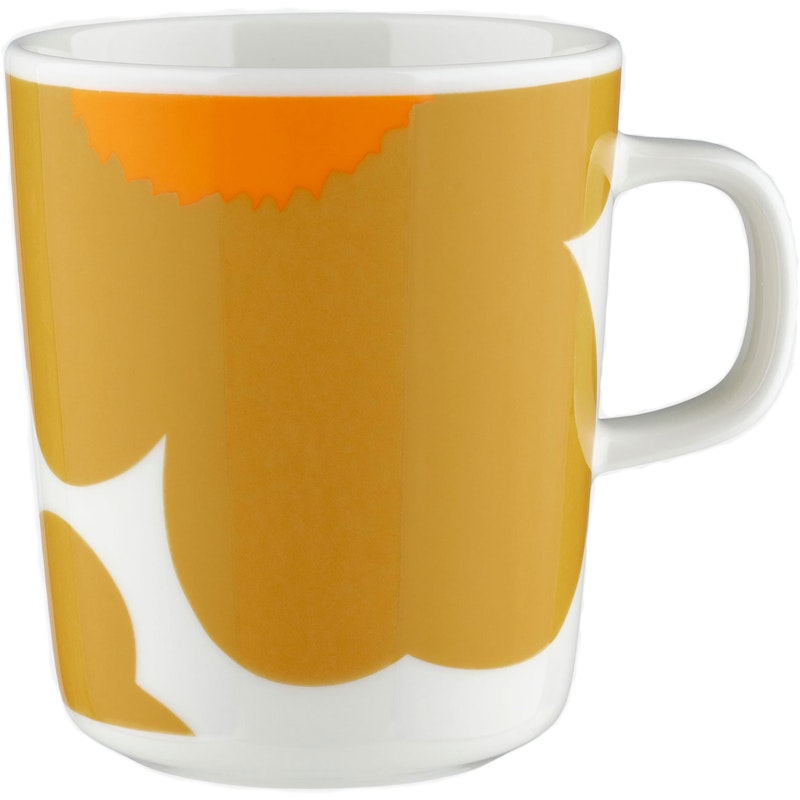 Iso Unikko Mug 25 cl, White / Caramel