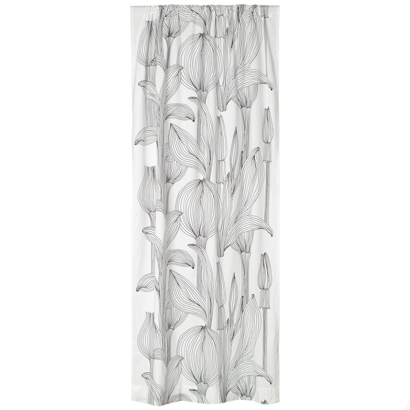 Kukat Puhkeavat Curtain 135x245 cm, Black / White